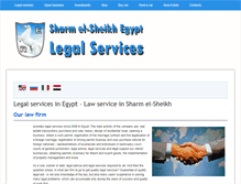 Tablet Screenshot of egyptlegalservices.com